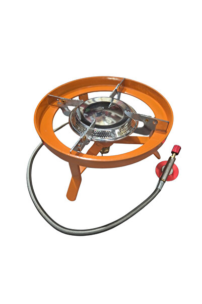 OEM Mini arzător cu trepied pentru camping, butelie de gaz filetată de 500g