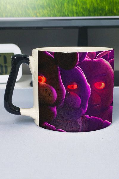 ZipZap Five Nights at Freddy's Printed Ceramic Luxury Mug (1 Piece) Custom Bl...