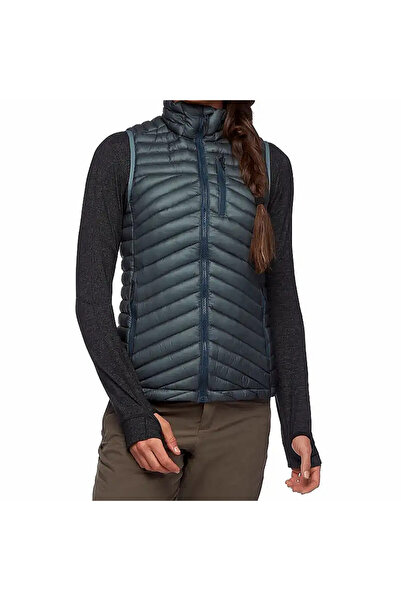 BLACK DİAMOND WOMEN'S APPROACH DOWN VEST - S - أزرق