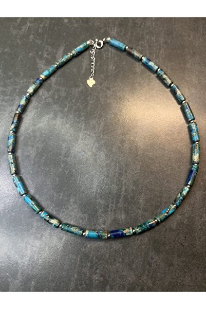 PIETRICELE Imperial Jasper and Turquoise Necklace
