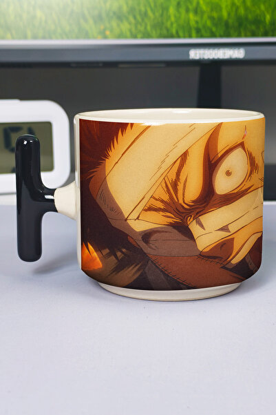 ZipZap Levi Ackerman Anime Printed Ceramic Luxury Mug (1 Piece) T-Shaped Spec...