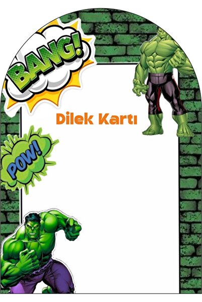 Sinek Kupası Tasarım Hulk čestitka sa željama 18 komada *debeli papir 8*12 cm