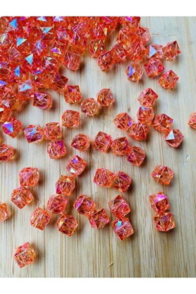 Lorin hobi 10 mm Acrylic Bags, Wallets, Pendants, Jewelry Beads 100 Gr Approx...