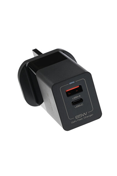 ZEDX Z430 65W GaN Charger | Dual Port USB-C PD 45W & USB-A QC 18W Fast Chargi...