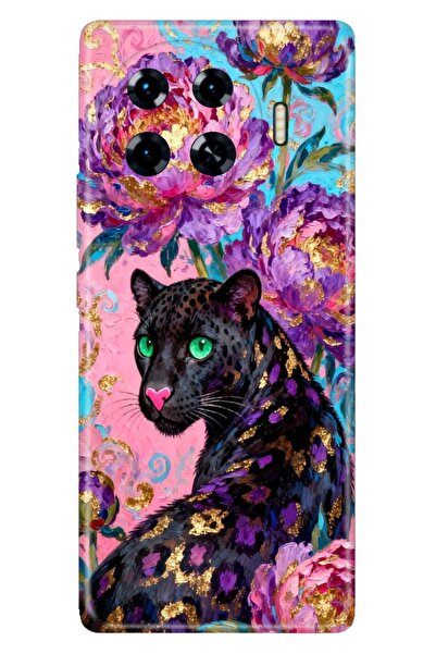 TECNO Spark 20 Pro+ Plus Kılıf Tikky-Kaplan Temalı Desenli Darbe Emici Silikon