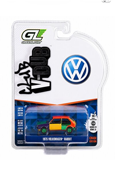 Greenlight Collectibles Green Machine Chase ~ 1/64 1975 Volkswagen Rabbit Har...