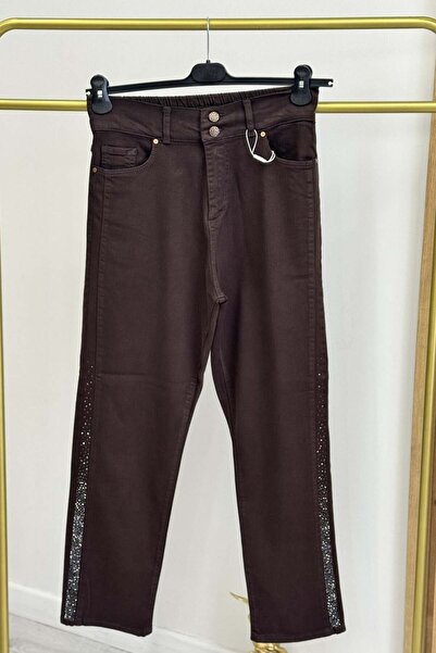 FUAT GÜRSEN Fuat Gürşen 5413 Side Stone Embellished Trousers