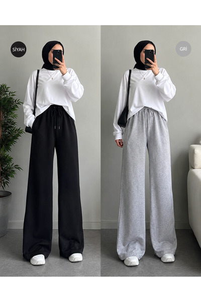 modlux Pantaloni de trening negri și gri - Piesă de îmbrăcăminte conservatoar...