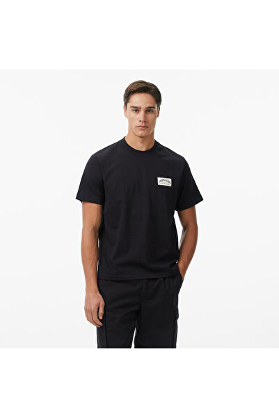 Calvin Klein 20S Easy Collegiate Badge Erkek Siyah T-Shirt