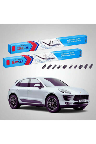 TEAMCAR Υαλοκαθαριστήρες Porsche Macan 95B 2014-2026 |   Εμπρόσθιο Σετ Επίπεδ...