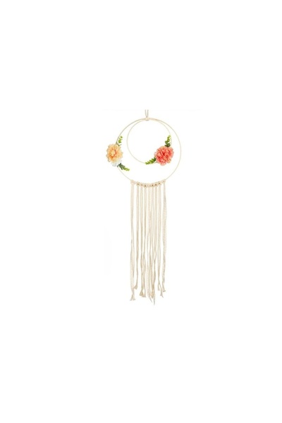 OEM Decorațiune de perete boho, Multicolor, 31 x 82, Fir textil / macrame, Bo...