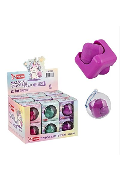 Mikro Magical Unicorns Dönen Silgi Kutulu - 2 adet