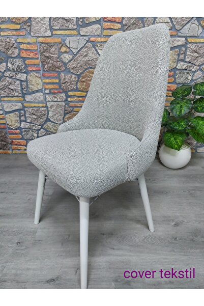 COVER TEKSTİL HALKA SANDALYESİ KOLLU MODEL Mutfak ve Salon Sandalyesi kılıfı