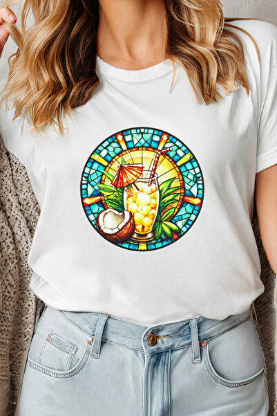 Sarah's Boutique Women's T-shirt – 100% cotton – Stained Drink