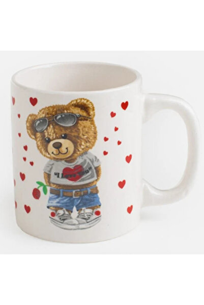 OEM Mini Ceramic Mug with Bear Pattern 125 ml