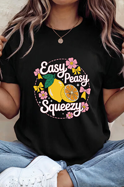 Sarah's Boutique Women's T-shirt – 100% cotton – Citrus Peasy