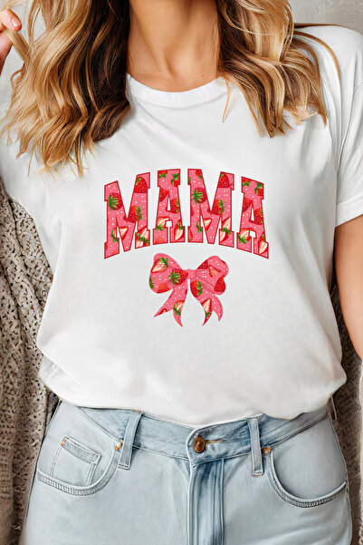 Sarah's Boutique Women's T-shirt – 100% cotton – Mama Strawberry