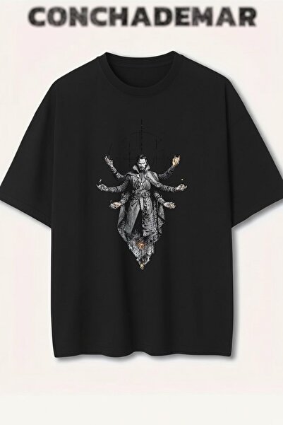 Vordevia Doctor Strange Printed Colorful Oversize T-Shirt Printed Premium Ove...