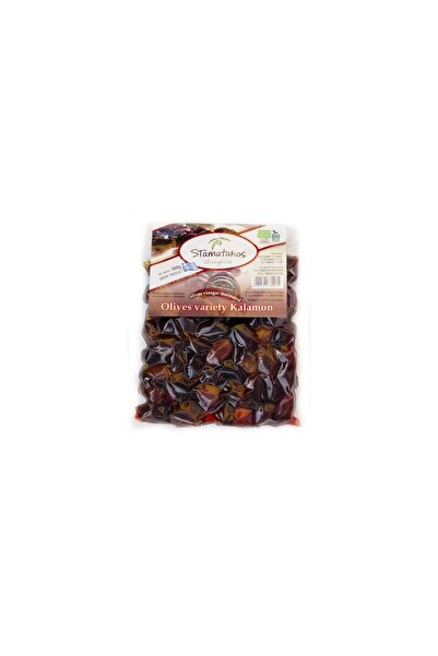 Stamatakos Măsline Kalamata scursate marinate în oțet organic 500g