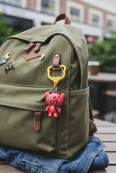 Miniso سلسلة مفاتيح وحزام حقيبة من جست تويز ديدي بيرز سربرايز - شخصية صغيرة ق...