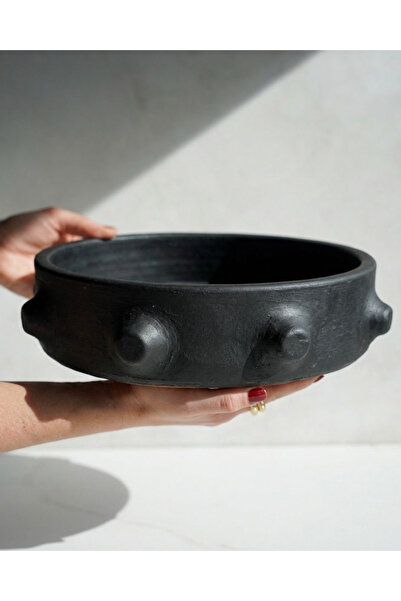 Yalda atelier Handmade Runa bowl dekoratif büyük kase | 30 cm çap
