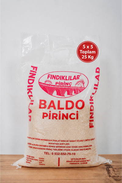 Fındıklılar 5*5 Kg Osmancık Baldo Pirinç