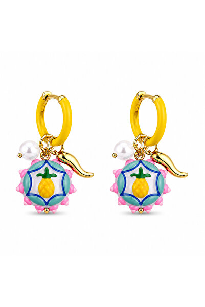Jack Ferrero Summer New Mineli Colorful Women's Steel Earrings