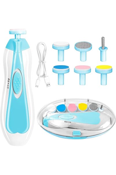 UBEDGE Baby Electric Nail Trimmer Kit - Infant Nail Clipper & File Set with L...