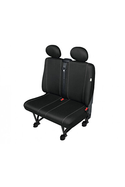 KEGEL 2-seater car seat covers Herman Black DV2 M for Citroen Jumpy, Fiat Scu...