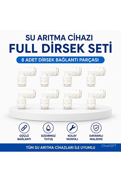 Esli su arıtma cihazı dirsek seti