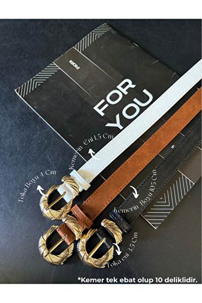 Fiori Buckle Bridge Women's Belt, Trouser Belt, Coat Belt, Dress Belt, Shirt ...