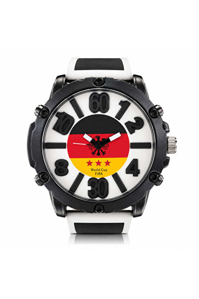 Watch Ceas de mana, barbatesc, Silicon, Alb/Negru, CB22