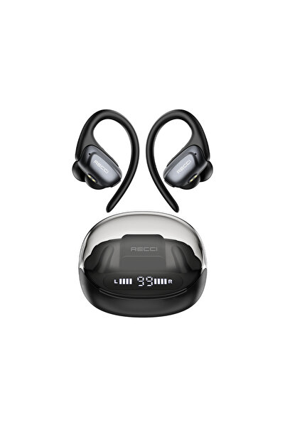 Recci REP-W71 Ασύρματα Ενδοωτικά Ακουστικά Bluetooth Handsfree με Θήκη Φόρτισ...