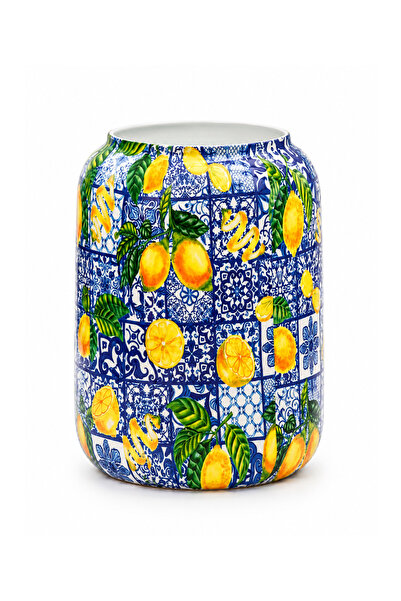 Decor Impex Lemon Metal Saksı XL