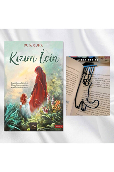 Arkadya Yayınları For My Daughter / Bookmark with Swinging Cat Figure Gift
