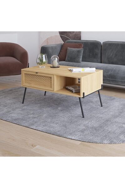 Mourah Home Home Naive Coffee Table 103.3cm W - Oak