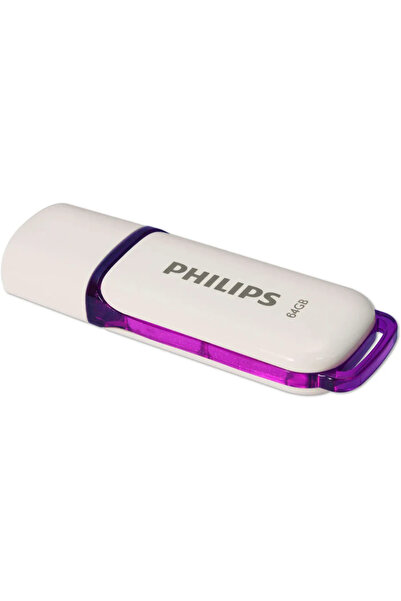 Philips Stick USB 64 GB Ediția Snow, FM032FD70B, USB 2.0, violet