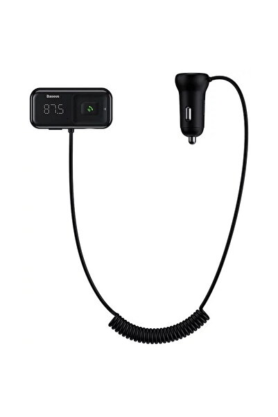 Baseus Modulator auto FM T-Typed CCMT000201, BT 4.2, 2 x USB 5V, 3.4A max, 12...