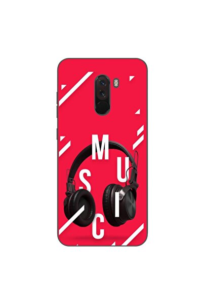 OEM Husa compatibila cu Xiaomi Pocophone F1 Silicon Gel Tpu Model Music Headp...