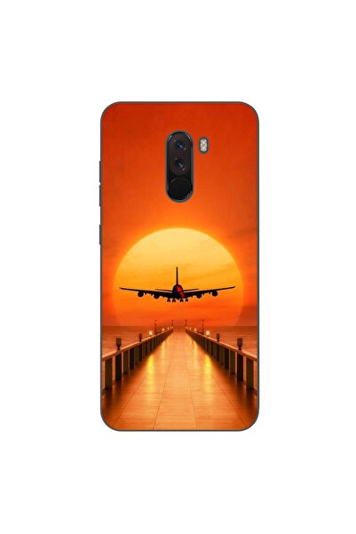 OEM Husa compatibila cu Xiaomi Pocophone F1 Silicon Gel Tpu Model Airplane Su...