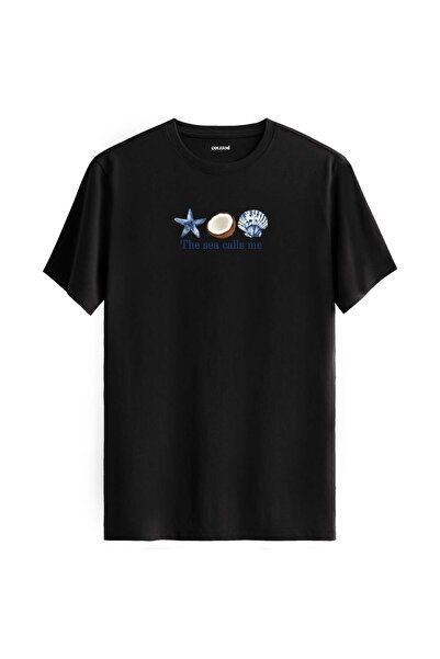 Colermi The Sea Is Calling Themed T-Shirt