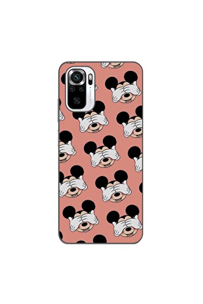 OEM Θήκη συμβατή με Xiaomi Poco M5s Σιλικόνης Gel TPU με σχέδιο Mickey Peek A...