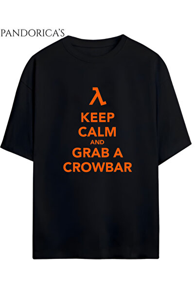 Grafftee Clothing Half Life Design Series "Keep Calm and Grab a Crowbar" Prin...