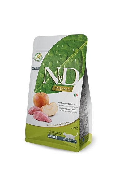 Farmina N&D PRIME CAT WILD BOAR & APPLE ADULT - suc