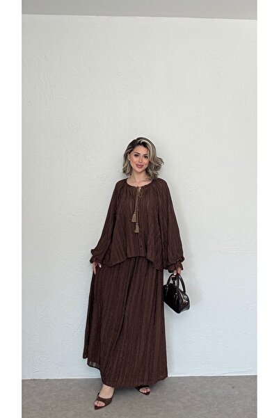Nesil Oversize Blouse and Skirt Set