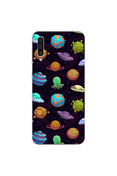 Other Samsung A70 Spacecraft Transparent Silicone TPU Θήκη