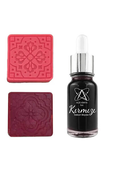 Alze Kimya Hobi Kırmızı Sabun Boyası 10 ml