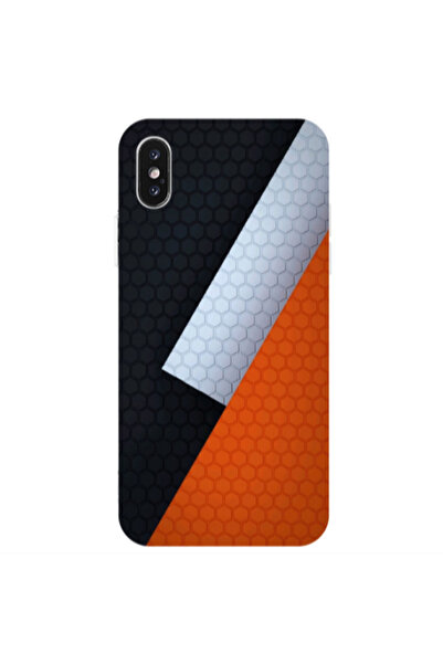 Other Apple iPhone Xs Max Coated hexagon Transparent Silicone TPU Θήκη