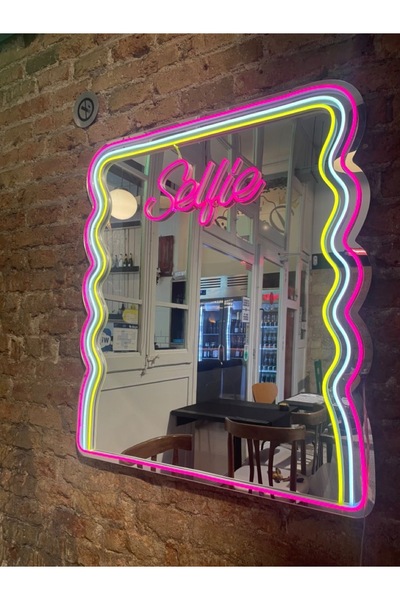 NEON LED KAYSERİ Ayna neon led ayna led selfie yazılı 90x50