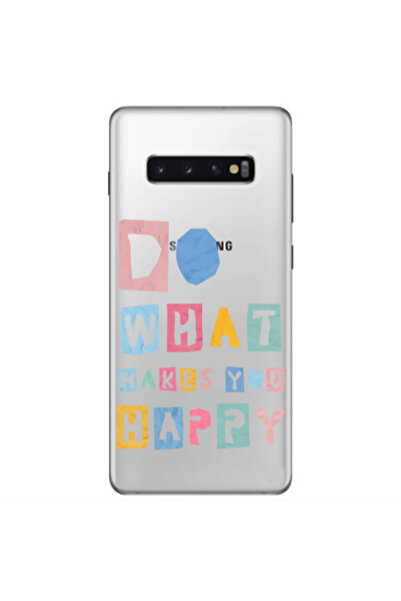 Other Samsung S10 Plus Do What Makes Transparent Silicone TPU Θήκη